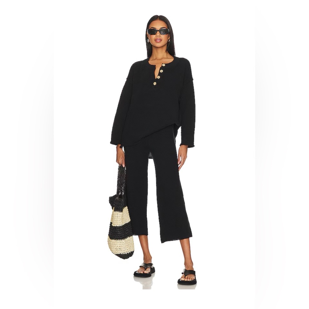 Free People Hailey Set Black Size Small
